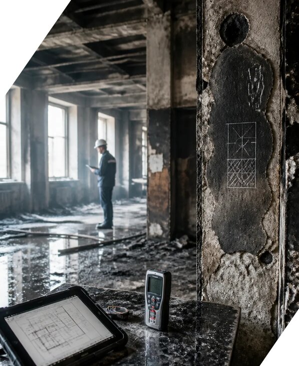 Обследование зданий после пожара в Алапаевске от 16058 р. | ЭкспертизаРоссия
